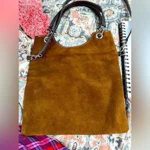 Suede purse
